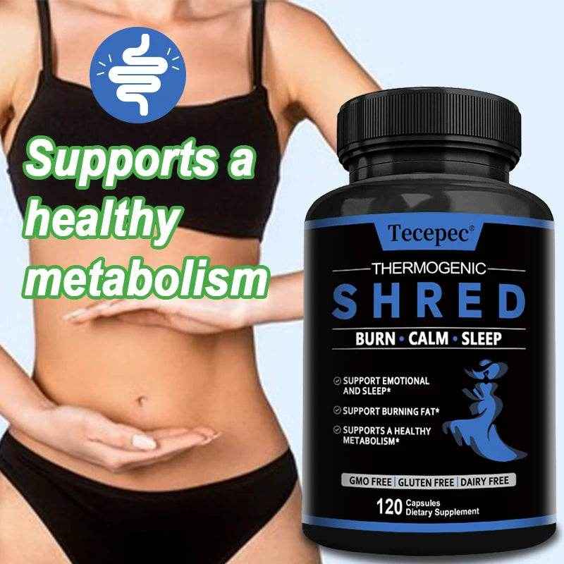 Fat Burner, Powerful Thermogenic Weight Loss, Relaxing Sleep, Metabolism Booster, Nighttime Appetite Suppressant, 120 Capsules