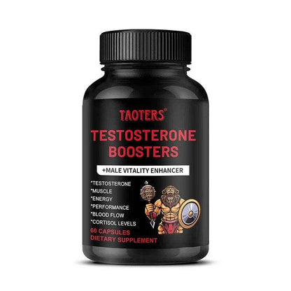 Taoters Male Vitality Booster - with Vitamins and Minerals - Supports Muscle, Energy, Performance, Blood Flow