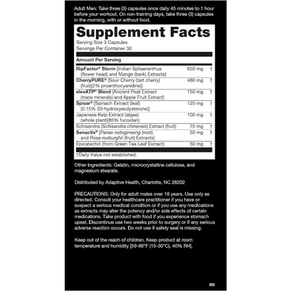 Blended with Ancient Peat Extract to support muscle building, development and recovery to enhance athletic performance