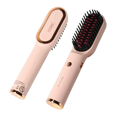 AeroStyler™ 3-in-1 Hair Dryer Brush – Negative Ion Hot Air Styler, Volumizer &amp; Straightener Curler Blow Dryer Brush