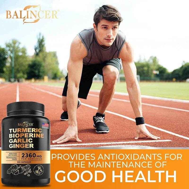 Balincer Turmeric Extract - helps fast absorption of vitamins and anti-inflammatory, joint muscle, immune system health