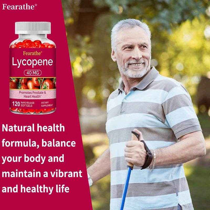 Lycopene 40 Mg Softgels - Promotes Prostate Health, Supports Heart Health, Helps Neutralize Harmful Free Radicals