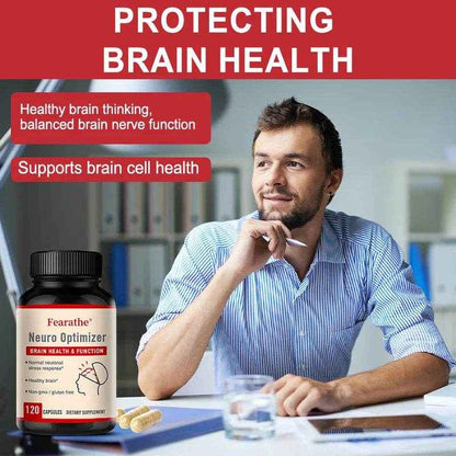 Neuro Optimizer - Supports Neurons &amp; Normal Stress Response, Promotes Brain Health &amp; Function, Antioxidant Support
