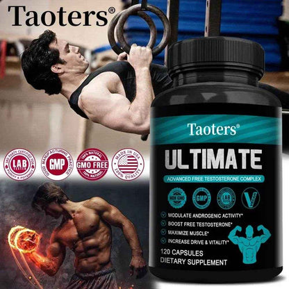 NATURAL ENERGY AND ENDURANCE BOOSTER - Increase strength and vitality, power and endurance Muscle building supplement.