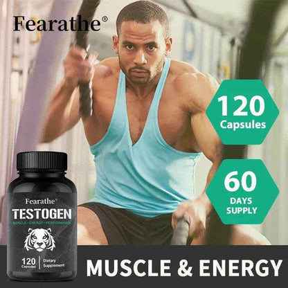 Black Pepper Extract Supplement - Helps Improve Male Performance, Muscle Mass, Energy and Endurance, and Overall Health