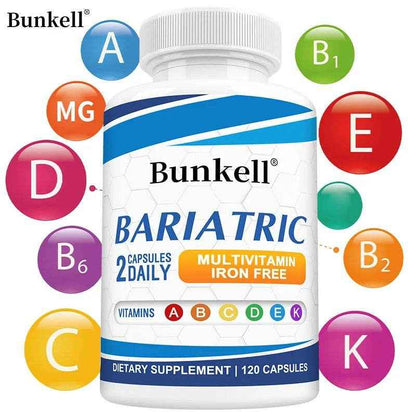 Multivitamin with Iron - Weight Management Supplement, Fat Burning &amp; Metabolism, Vitamin &amp; Mineral Supplement, 120 Capsules