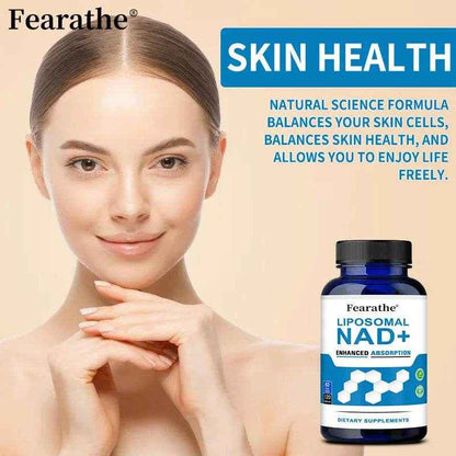 VIVALIFER Liposomal NAD+ Supplement for Super Absorption, Anti-Aging, Energy and DNA Repair, Brain Function