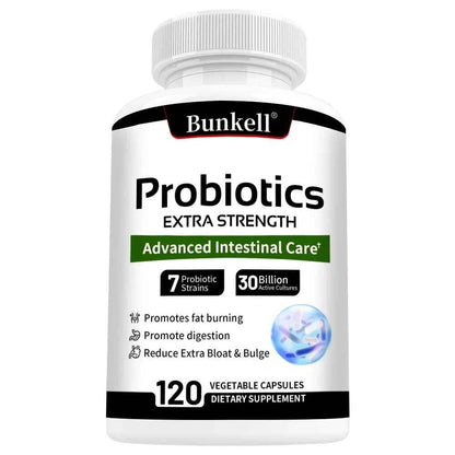 Probiotics - Supports Gut Health, Nutrient Digestion, Weight Management, Metabolism, and Calorie Control - 120 Capsules