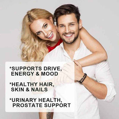 BEWORTHS Saw Palm Capsules Support Male Prostate Health ,Urinary Tract Health Enhance Vitality Support Hair health Hair Growth