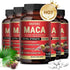 Maca root extract supplements support energy, endurance and athletic performance, mood and energy.