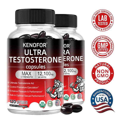 Male Strength Supplement - 12100mg Per Serving, Supports Energy, Endurance and Strength, Relieves Fatigue, Increases Muscle Mass