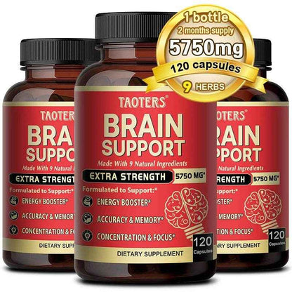 Ashwagandha Root Extract, Brain Support, Helps with Memory and Focus, Accuracy and Concentration, Energy Support.