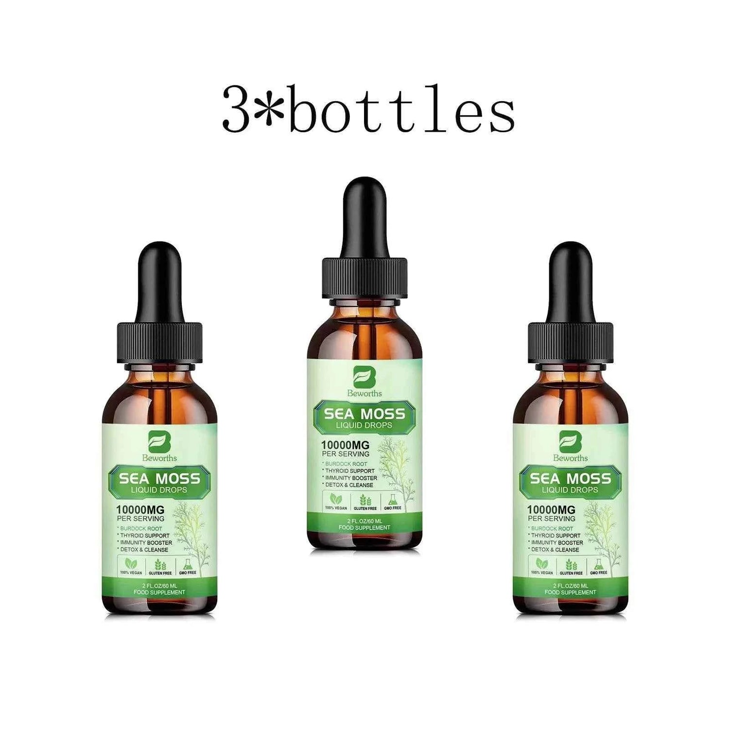 Organic Sea Moss Drops- Joint Support Supplement - Immune Support Supplement