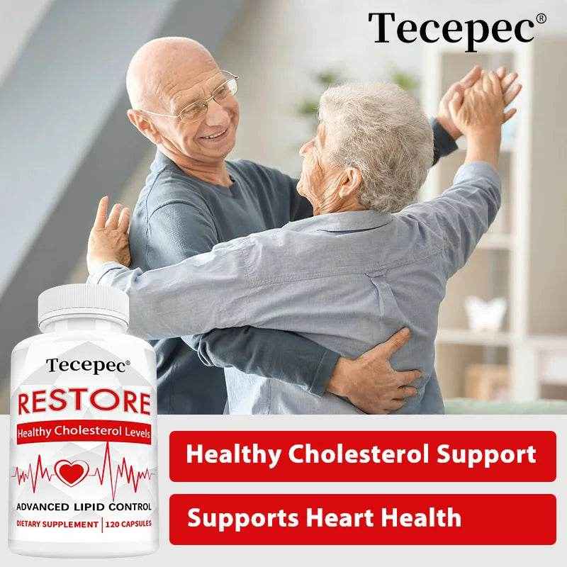 Restore - Supplement To Support Healthy Cholesterol, Lipid Management, Kidney, Cardiovascular and Brain Health