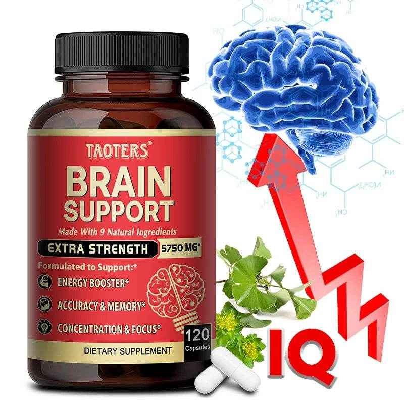 Ashwagandha Root Extract, Brain Support, Helps with Memory and Focus, Accuracy and Concentration, Energy Support.
