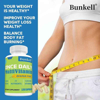 Weight Loss Multivitamin, Multimineral Support, Weight Management, Digestion, Fat Burner, Natural Ingredients, 120 Capsules