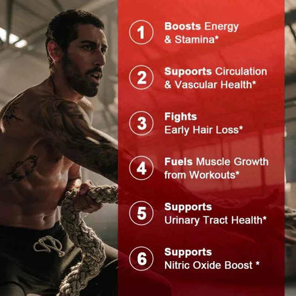 Saw Palmetto Berry PhytoSupplement - Combined with Turmeric, Tribulus, Maca, Green Tea and More - Prostate Support, 120 Capsules