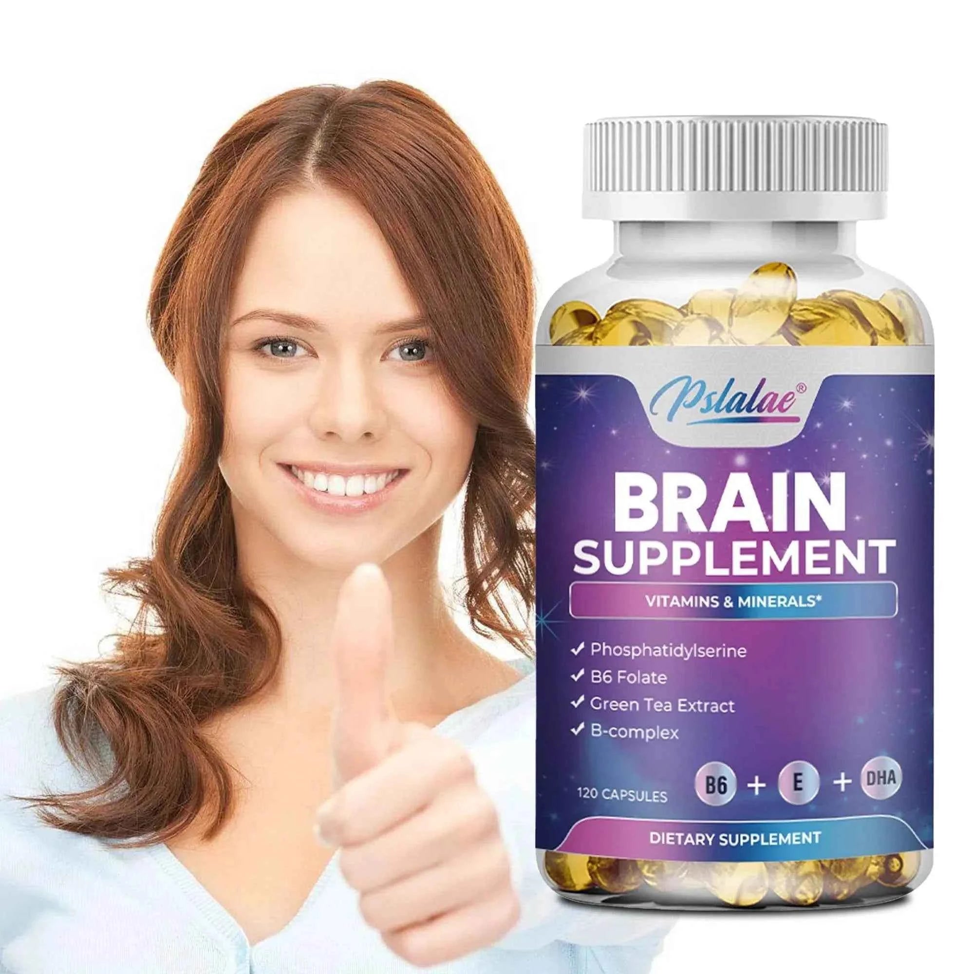 Brain Supplement - Memory, Focus, Clarity, Energy Brain Supplement - 120 Capsules