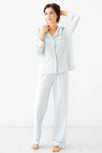 Classic Luxury Pajamas in Brushed Pima Cotton