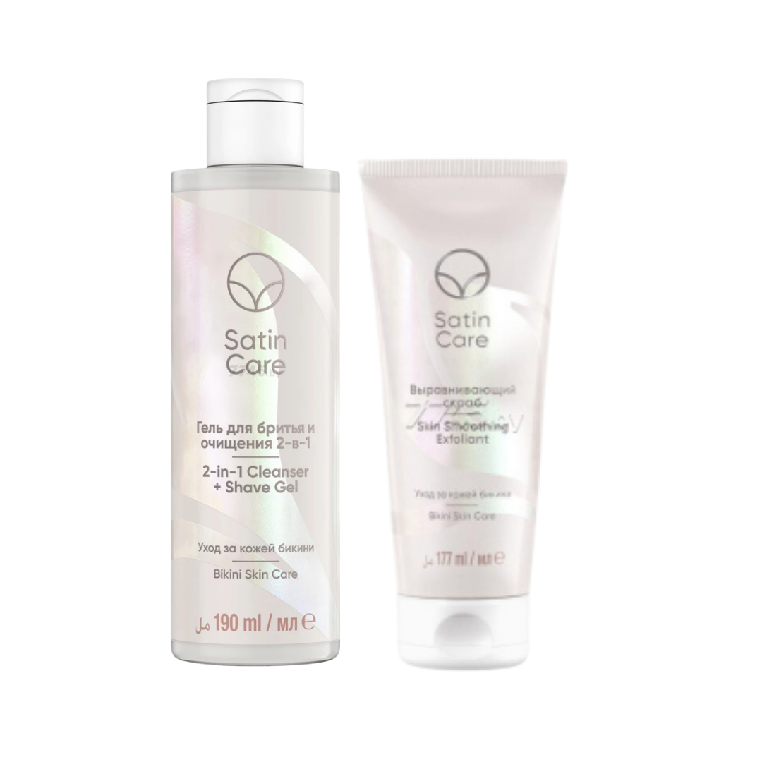 Satin Care 2-in-1 Cleanser &amp; Shave Gel – 6 oz by Farmacias Savia
