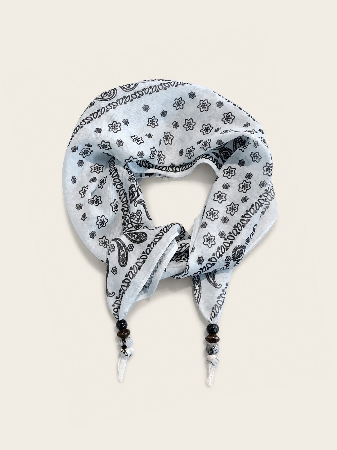 Bohemian Floral Multi-Functional Silk Scarf
