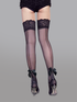Bow Detail Sheer Lace Stocking - accessories