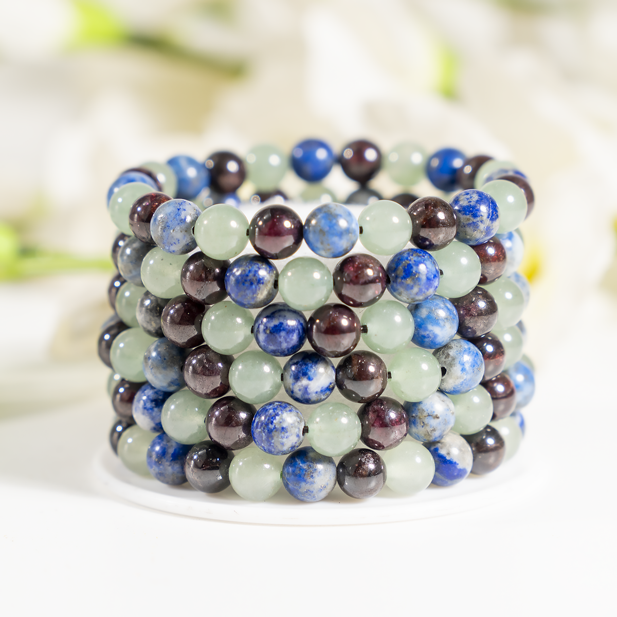 Encourages SELF-DISCOVERY Crystal Bracelet (Communication, Balance, Luck)  DestGlow