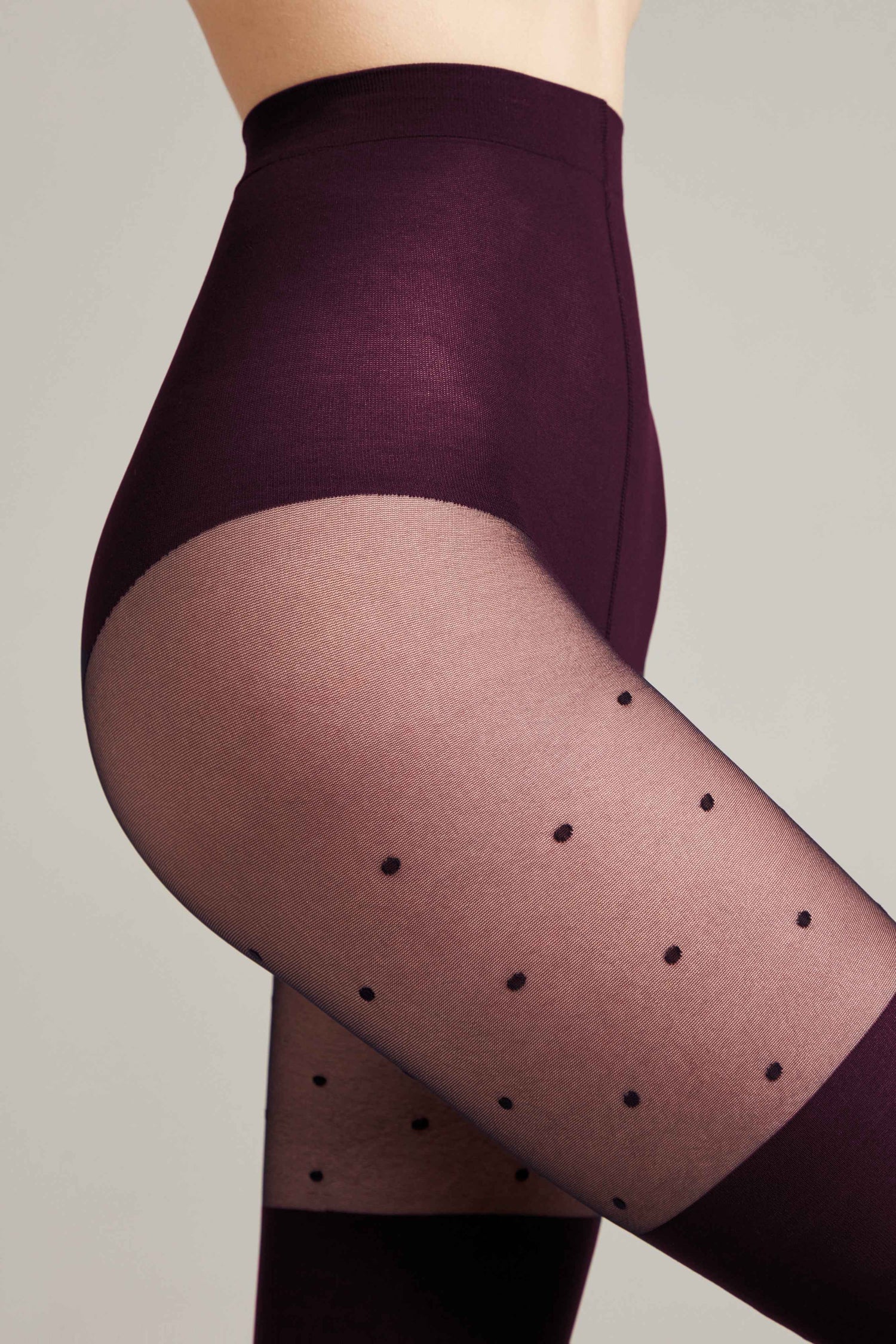 Fantasy Tights Conte Sensation - Polka Dots Stockings Imitation