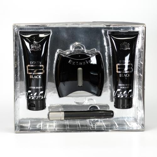 Gift/Set Extasia Black 4 Pcs. 3.3 Fl Perfume By New Brand For Men by Avera Group