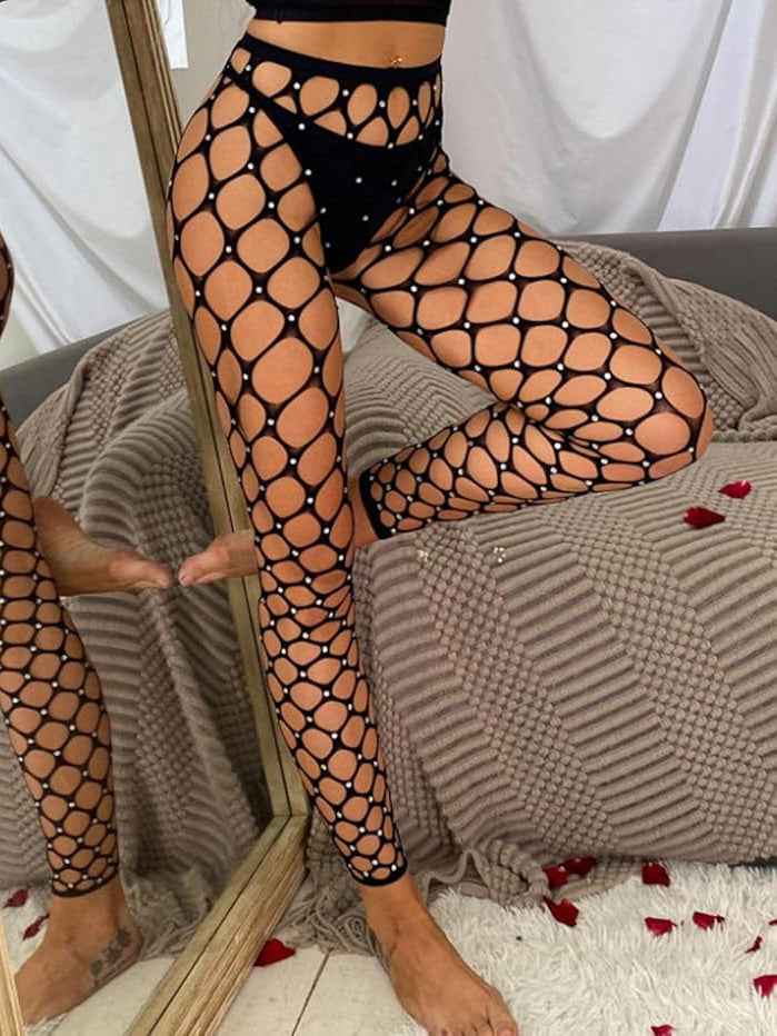 High Waist  Fishnet  Pantyhose