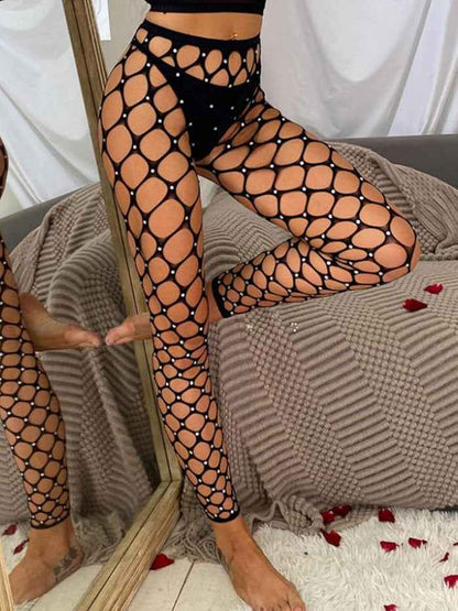 High Waist  Fishnet  Pantyhose