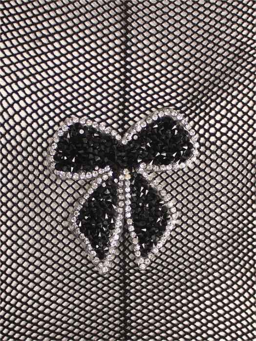 High Waist  Bowknot Fishnet  Pantyhose