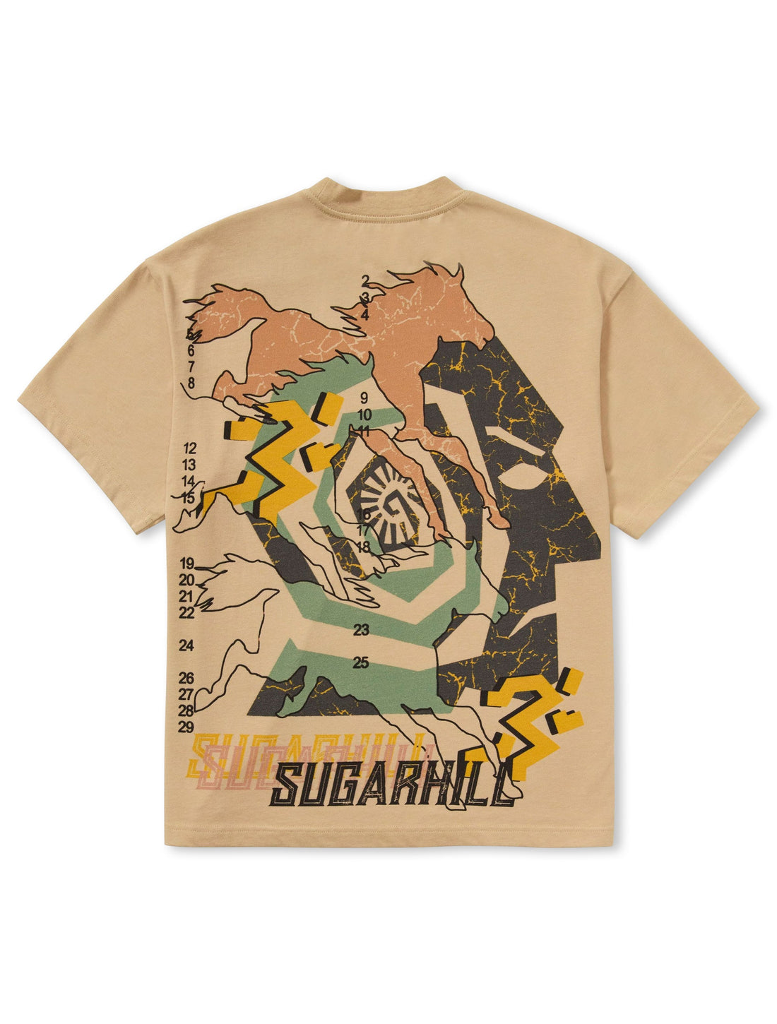 Sugarhill Beasts Of Burden Tee - Latte by Denim Exchange