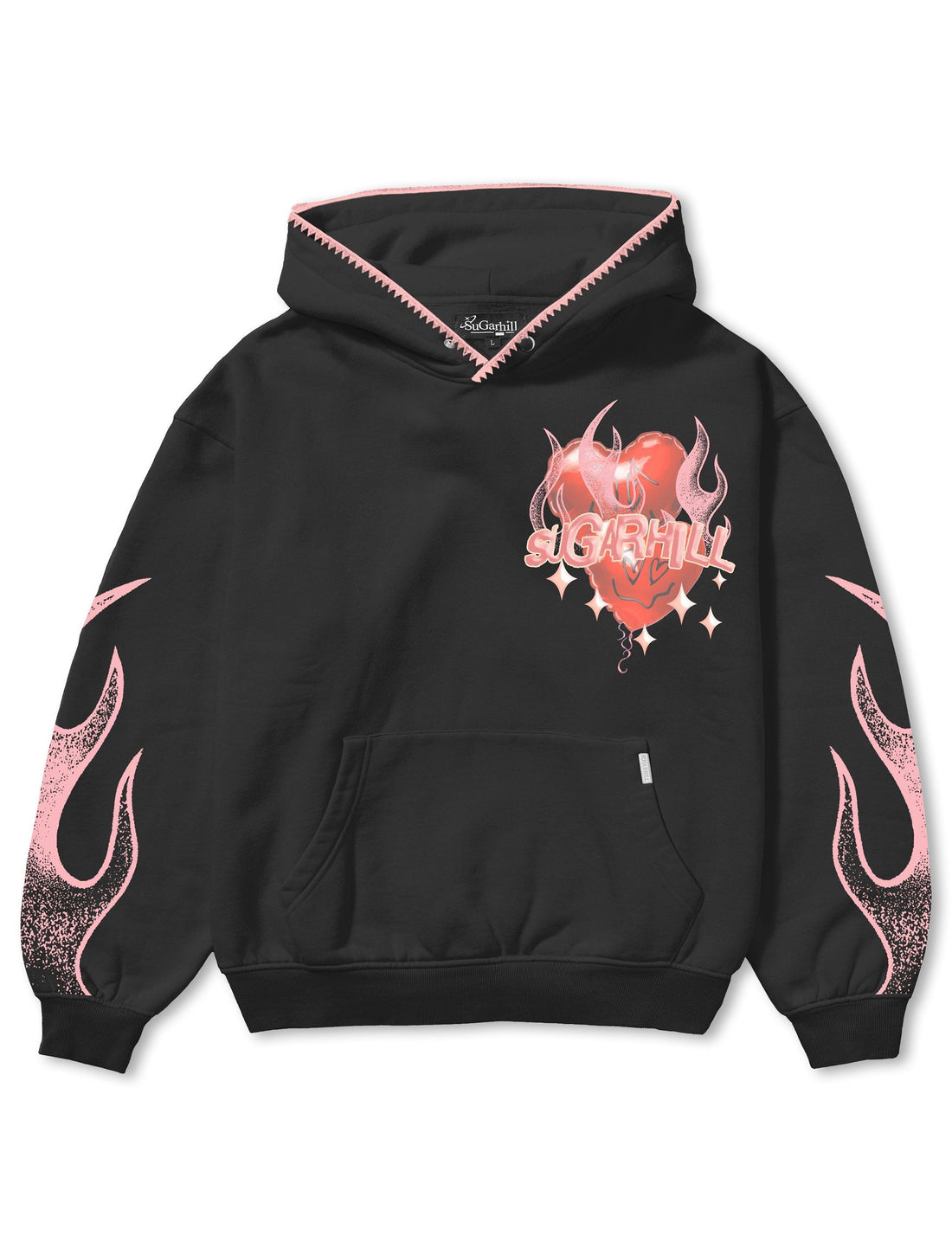Sugarhill Disco Dreams Hoodie - Black by Denim Exchange