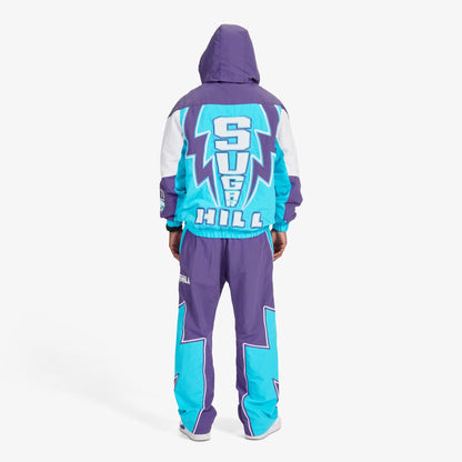 Sugarhill Bolt Windbreaker Jacket - Purple by Denim Exchange