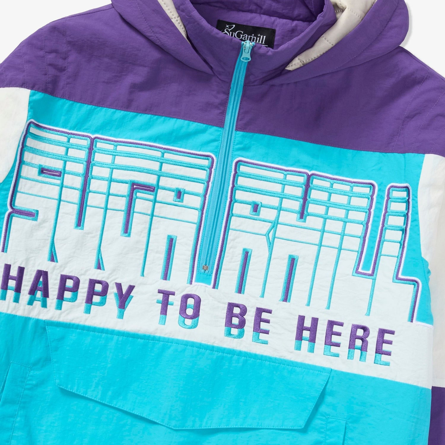 Sugarhill Bolt Windbreaker Jacket - Purple by Denim Exchange