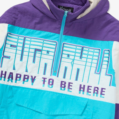 Sugarhill Bolt Windbreaker Jacket - Purple by Denim Exchange