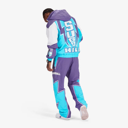 Sugarhill Bolt Windbreaker Jacket - Purple by Denim Exchange