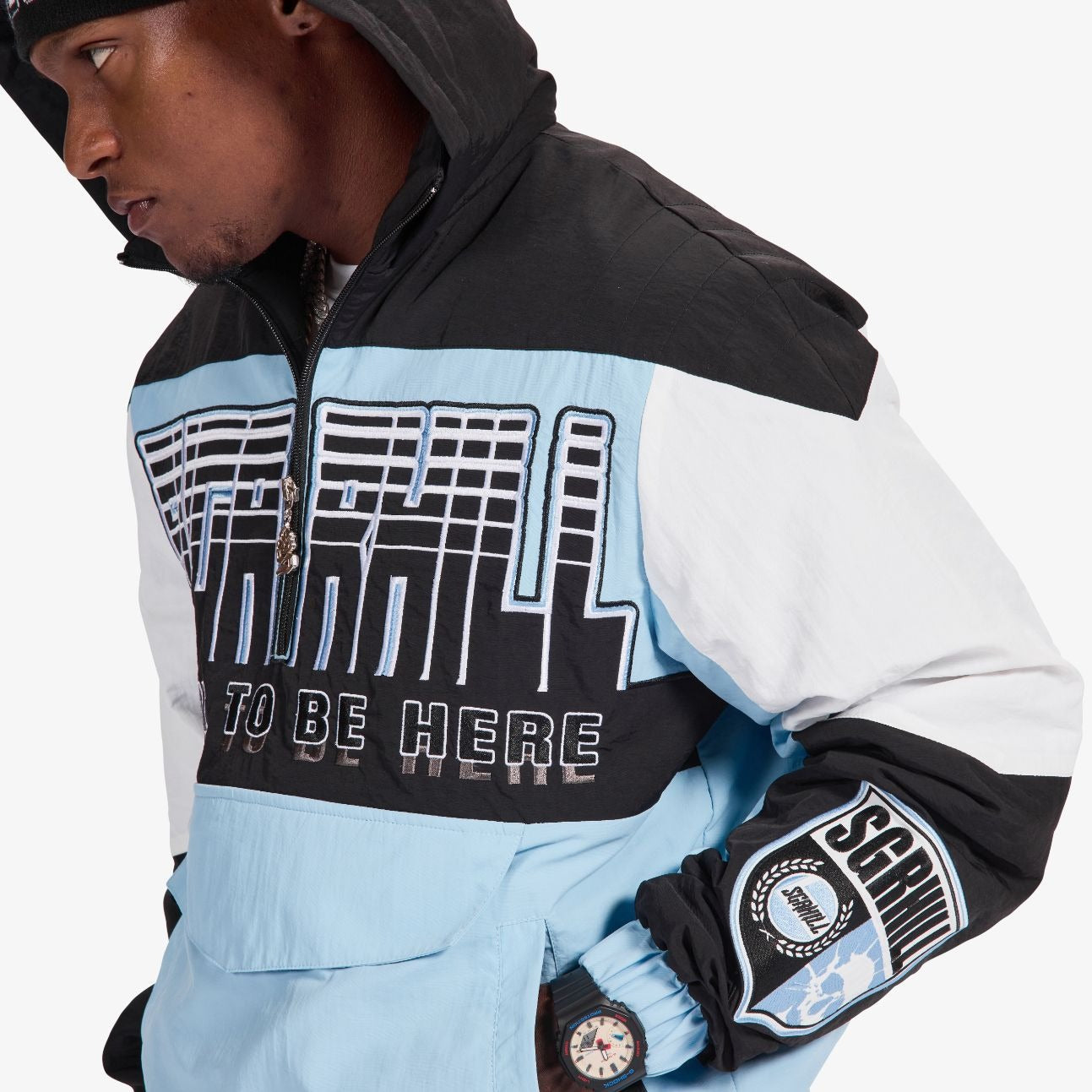 Sugarhill Storm Starter Jacket - Baby Blue by Denim Exchange