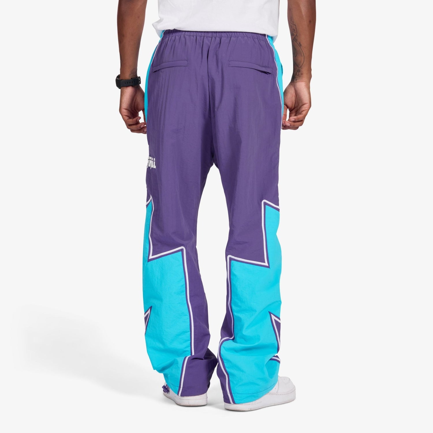 Sugarhill Bolt Windbreaker Pants - Purple by Denim Exchange
