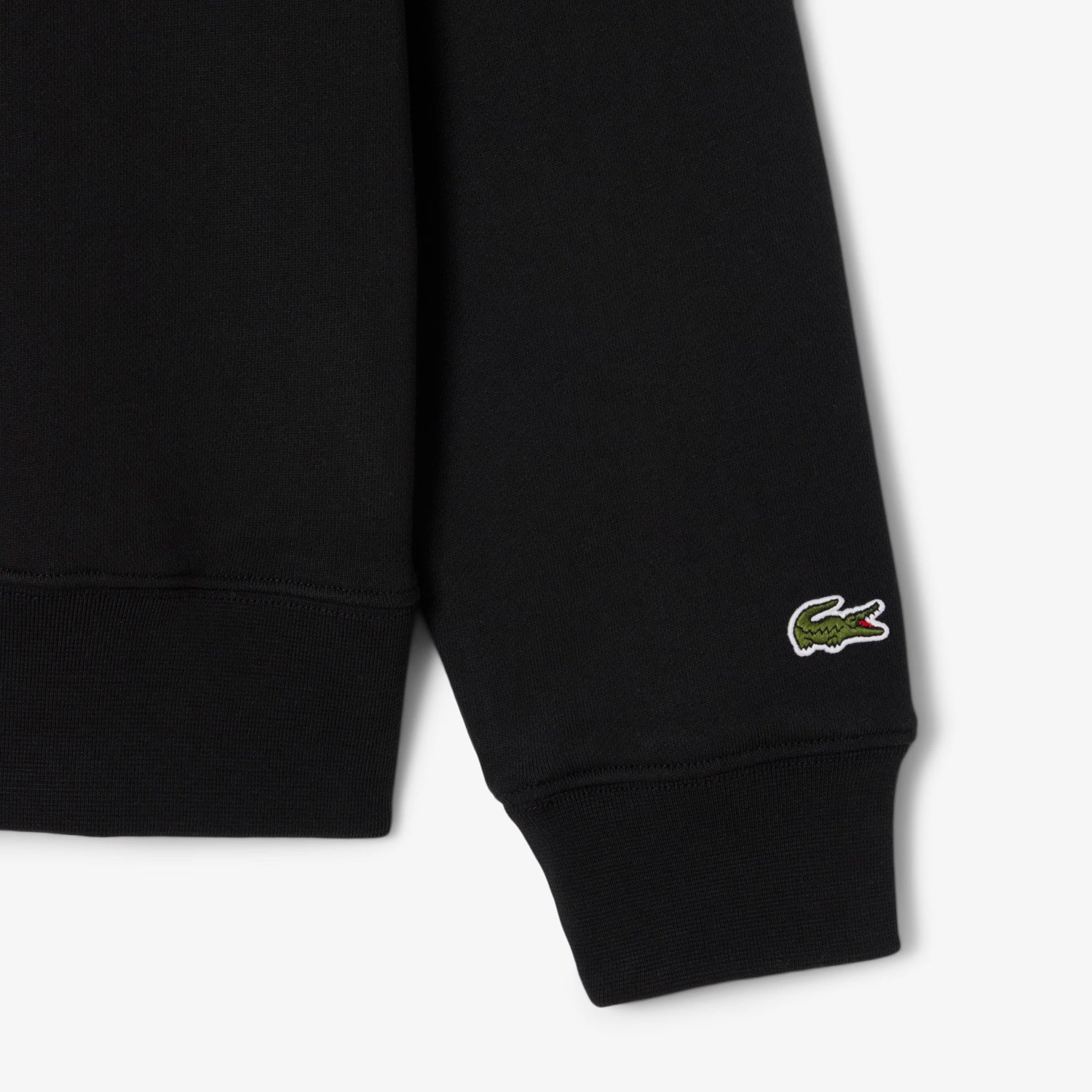 Lacoste Printed Crewneck Sweatshirt - Black by Denim Exchange