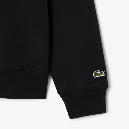 Lacoste Printed Crewneck Sweatshirt - Black by Denim Exchange