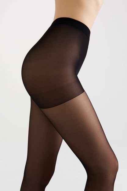 Fantasy Tights Conte Sheen - Flock and Rhinestone Applique