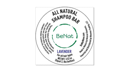 All-Natural Shampoo Bar. Plastic-Free