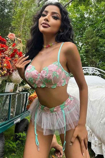 Perfect Pastel Lingerie Bra Set