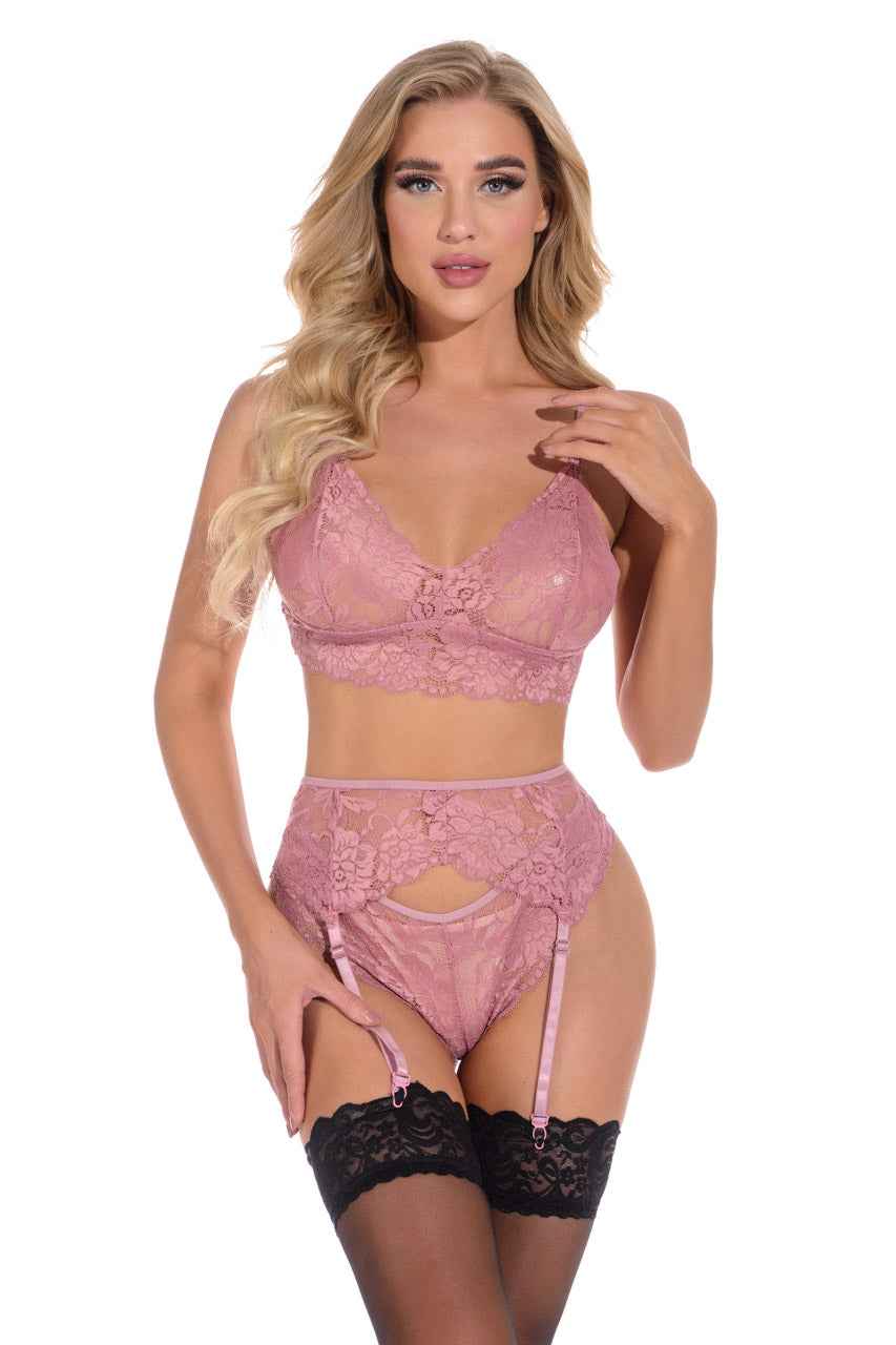 Beauty Bralette and Garter Panty