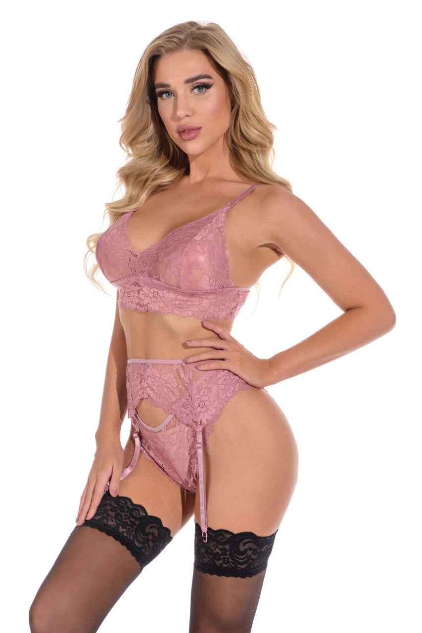Beauty Bralette and Garter Panty
