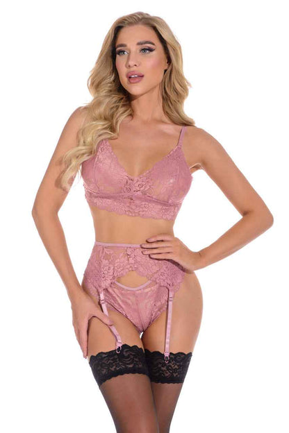 Beauty Bralette and Garter Panty