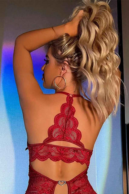 Heart Charm Racerback Teddy