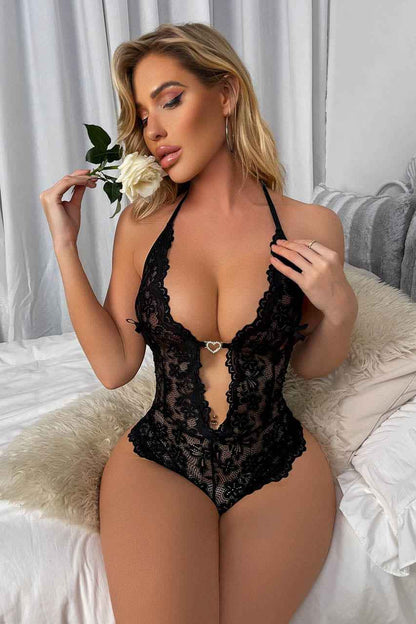 Heart Charm Racerback Teddy